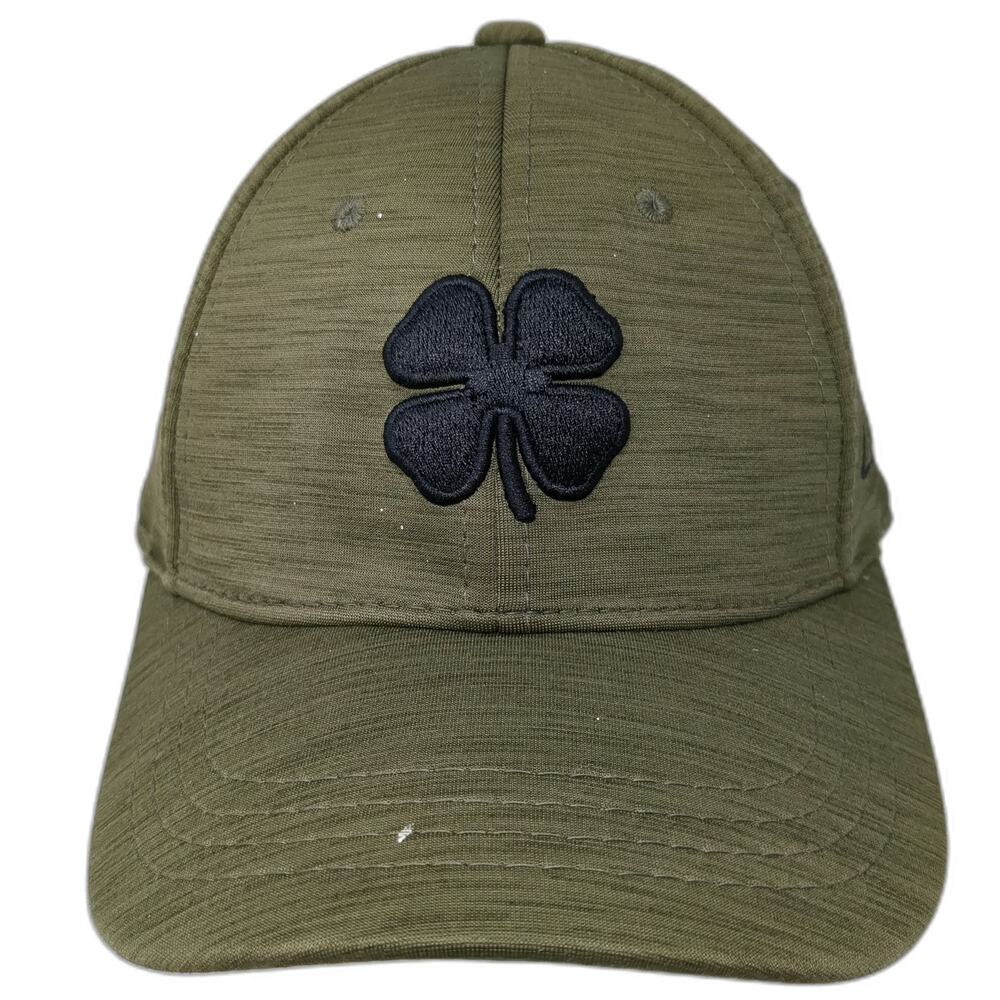 Black Clover Baseball Cap Green One Size Fitted Live Lucky Clover Heathered Hat